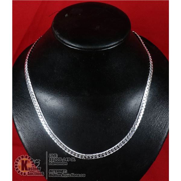 NEW 925 STERLING SILVER 18" NECKLACE, ITALY MADE