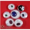 Image 1 : X7 GENUINE RUBY, EMERALD, SAPPHIRE, LAPIS LAZULI