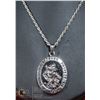Image 1 : SAINT CHRISTOPHER PENDANT WITH 24" CHAIN