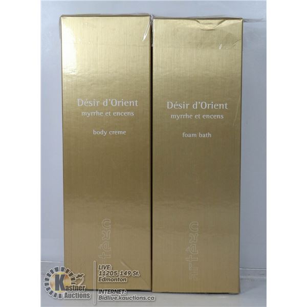 2 BOXES OF DESIR D'ORIENT BODY CREME.