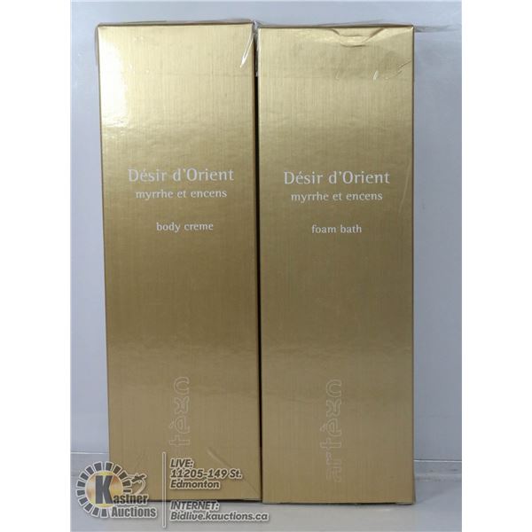 2 BOXES OF DESIR D'ORIENT BODY CREME.