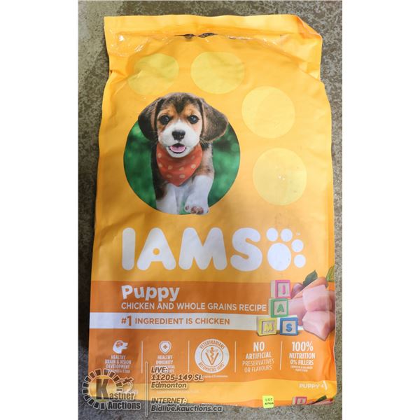 IAMS PUPPY CHICKEN AND WHOLE GRAIN DOG FOOD. 6.8KG