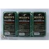 Image 1 : LOT OF 3 WOODY'S FOR MEN MOISTURIZING BAR