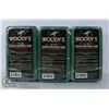 Image 1 : LOT OF 3 WOODY'S FOR MEN MOISTURIZING BAR