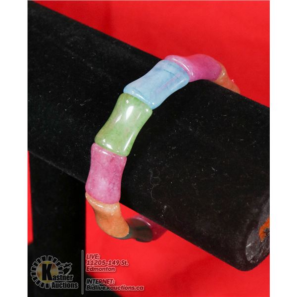 SEMI PRECIOUS STONE MULTI COLOR BRACELET