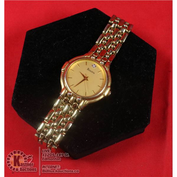VINTAGE BULOVA DIAMOND 