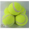 Image 1 : LOT OF FIVE LARGE TENNIS BALLS FOR DOGS.
