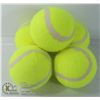Image 1 : LOT OF FIVE LARGE TENNIS BALLS FOR DOGS.