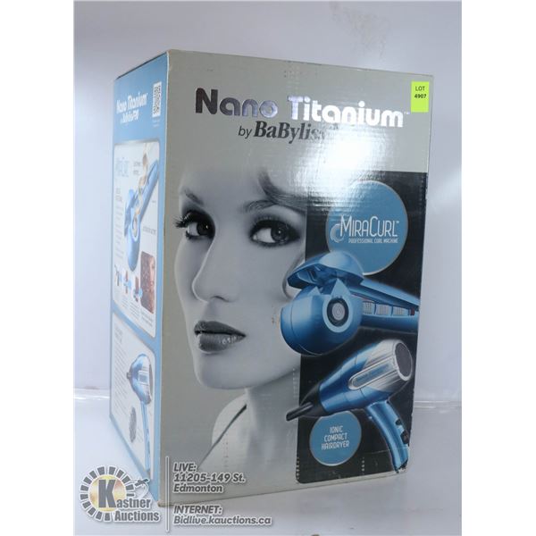 NANO TITANIUM MIRACURL PROFESSIONAL CURL MACHINE.