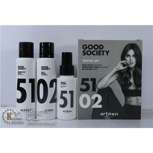 ARTEGO TRAVEL SET RICH COLOR SHAMPOO REFRESHING