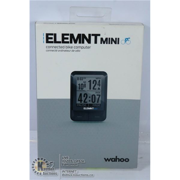 ELEMNT MINI CONNECTED BIKE COMPUTER.