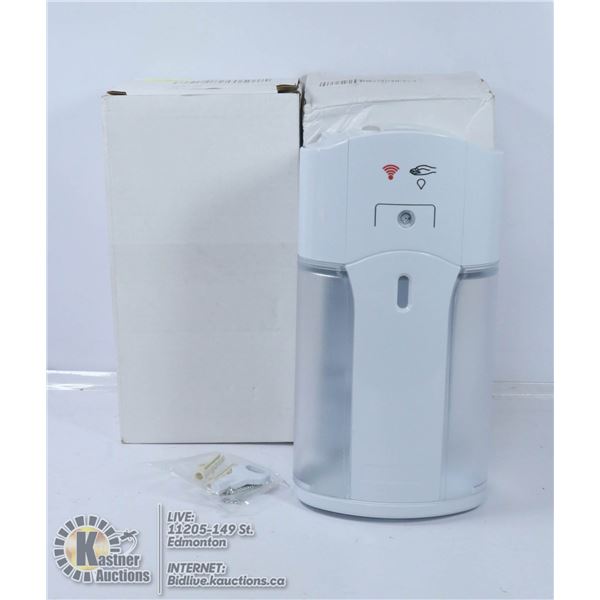 LOT OF 2 400ML AUTOMATIC SOAP DISPENSERS.