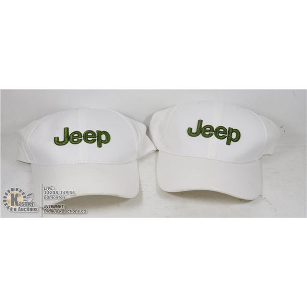 LOT OF 2 JEEP HATS