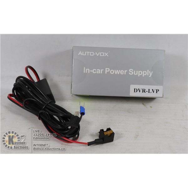 AUTO-VOX IN-CAR POWER SUPPLY DVR-LVP