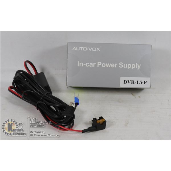 AUTO-VOX IN-CAR POWER SUPPLY DVR-LVP