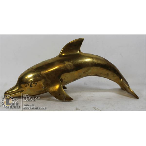 SOLID BRASS 2 INCH DOLPHIN