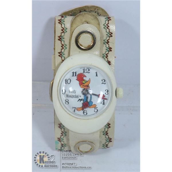 VINTAGE WOODY WOODPECKER WATCH 1950'S