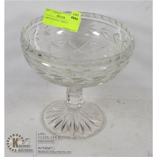 LARGE CRYSTAL COMPOTE