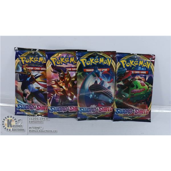 x4 POKEMON VARIOUS COLLECTOR BOOSTER PACKS, NEW