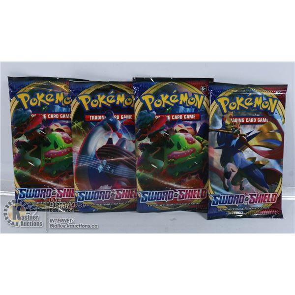 x4 POKEMON VARIOUS COLLECTOR BOOSTER PACKS, NEW