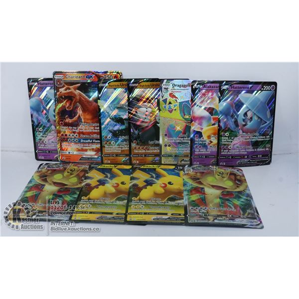 x11 POKEMON COLLECTORS JUMBO CARDS, NEW