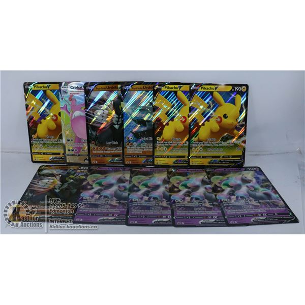 x11 POKEMON COLLECTORS JUMBO CARDS, NEW