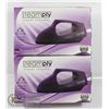 Image 1 : 2 NEW PURPLE STEAMPLY TRAVEL STEAMERS