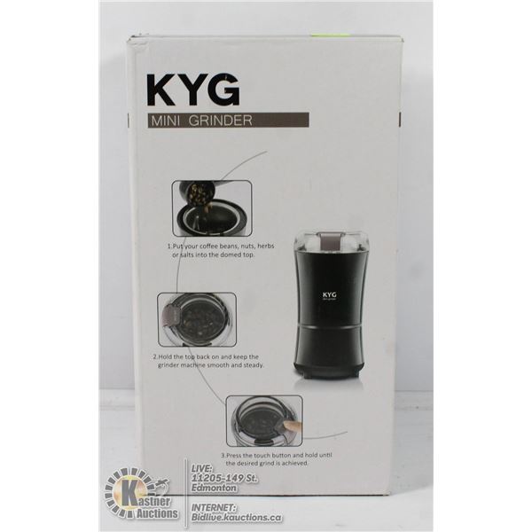 KYG MINI GRINDER.
