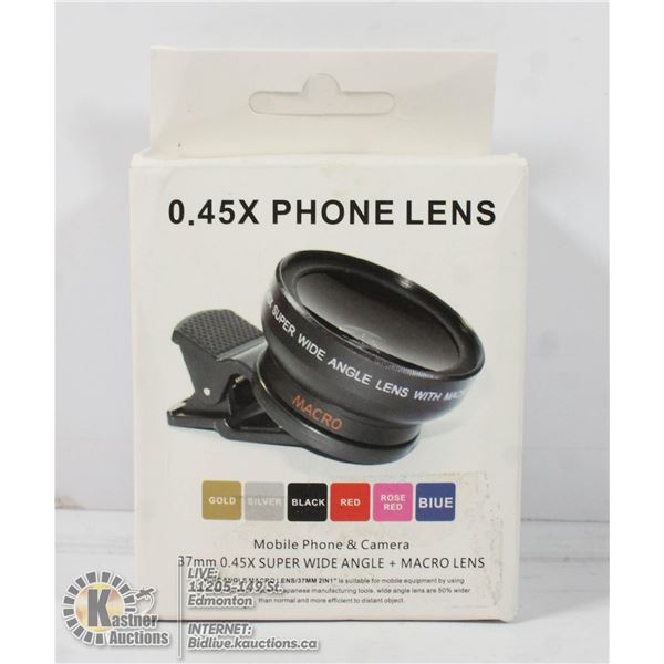 0.45X PHONE LENS