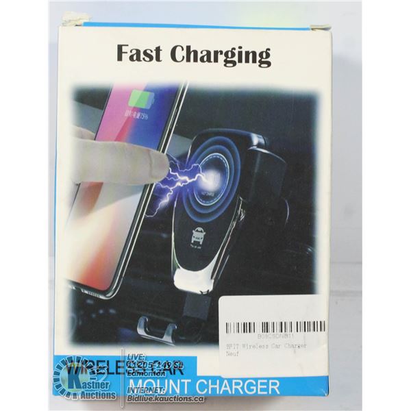 FAST CHARNGING WIRELESS CAR MOUNT CHARGER