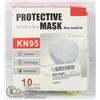 Image 1 : BOX OF 10 KN95 PROTECTIVE MASK (NON-MEDICAL)