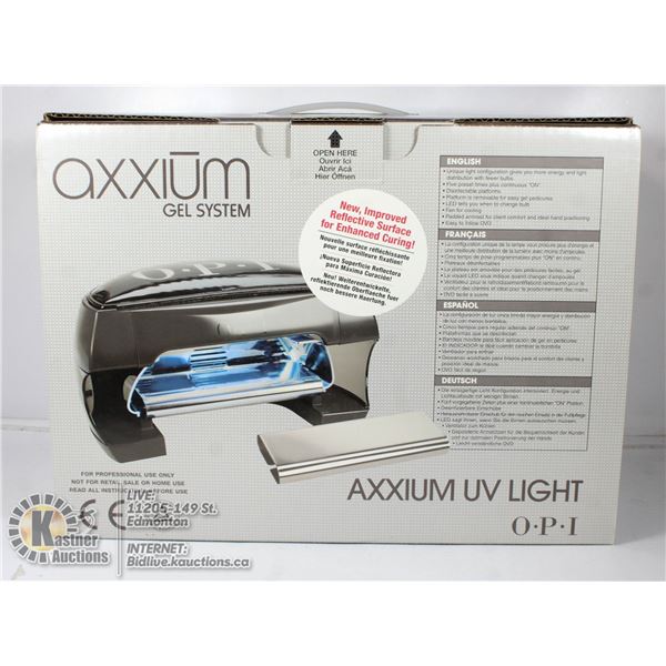 AXXIUM GEL SYSTEM UV LIGHT AX900