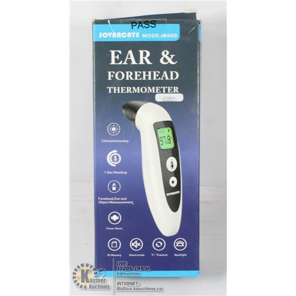 EAR AND FOREHEAD THERMOMETER