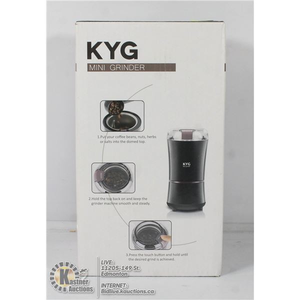 KYG MINI GRINDER.