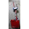 Image 1 : RED BUCKET WITH TWIST MOP, ELECTRIC SWIFFER