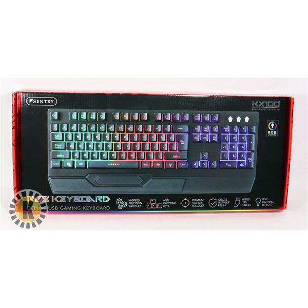 NEW RBG DELUXE GAMING KEYBOARD