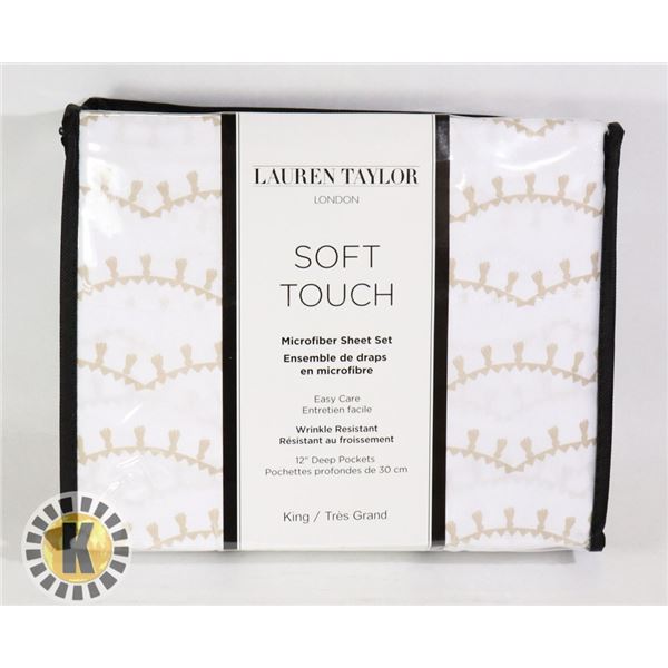 NEW KING SIZE MICROFIBER SHEET SET