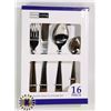 Image 1 : NEW 16PC STAINLESS STEEL FLATWARE SET