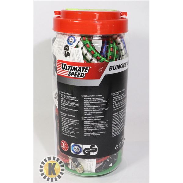 NEW 18PC BUNGEE CORD SET