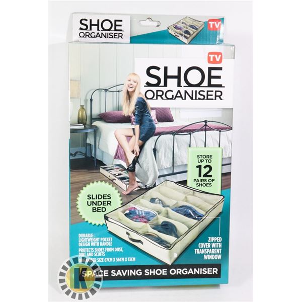 NEW SPACE SAVING SHOE ORGANIZER