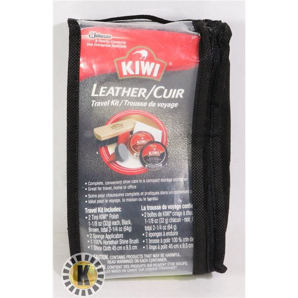 NEW KIWI SHOE POLISH KIT