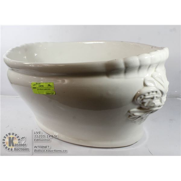 ITALIAN LION HEAD LARGE POT