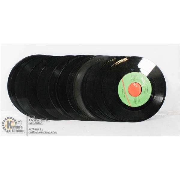 23 CLASSIC ROCK 45 RPM JUKE BOX RECORDS