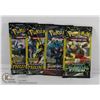 Image 1 : 4 SEALED POKEMON BOOSTER PACKS