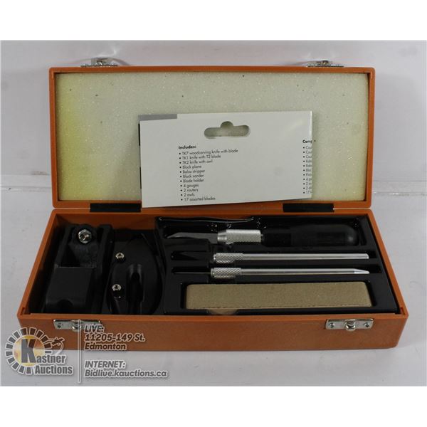 VINTAGE 35 PIECE PRECISION KNIFE SET.