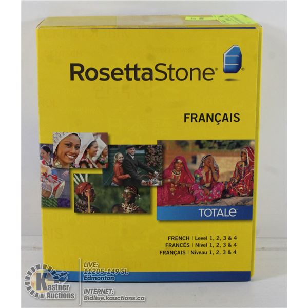 ROSETTA STONE FRENCH LEVEL 1 TO 4