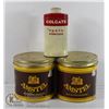 Image 1 : ANTIQUE TINS - COLGATE AND TABACCO