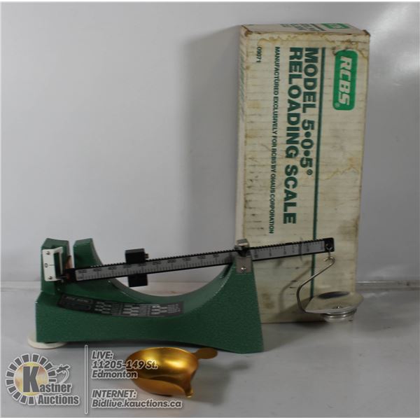 VINTAGE RELOADING SCALE COMPLETE WITH BOX