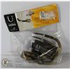 Image 1 : UMBRA A PAIR METAL HOLDBACK IN PACKAGE
