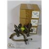 Image 1 : 3 NEW METAL ANTIQUE STYLE MULTI LEAF HOLDBACKS